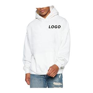 Sudadera con Capucha de Alta Calidad para Hombre, Ropa Casual, Color Sólido, Tejido Básico de Algodón Mezclado, Logotipo Personalizado, Transpirable, Ropa de Invierno - Product Image 1