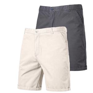 Pantalones Cortos Chino Casuales de Negocios para Hombre, Ecológicos, de Algodón, Cintura Media, Elásticos, de Secado Rápido y Transpirables - Product Image 2