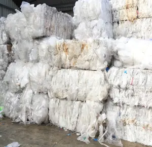 최고급 스크랩 HDPE LDPE LLDPE GPPS PP PE 천연 플라스틱 필름 스크랩