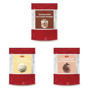 Taiwanese Enhanced-Flavor Chocolate Soft <b>Ice</b> <b>Cream</b> <b>Powder</b> Perfectly Paired with Hazelnuts Packaged in a Bag - Product Image 2
