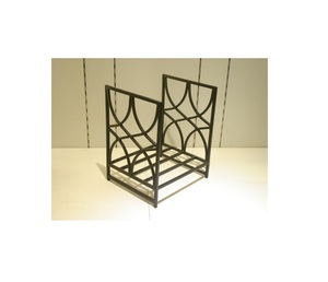 Adjustable Metal All in One Black Firewood <b>Rack</b> for Home Hotel Restaurant Storage Fire Wood <b>Rack</b> Decorative Furniture - Product Image 3