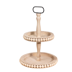 Soporte de pastel de madera de diseño moderno Soporte de pastel de material de alta calidad Soporte de pastel de exhibición de fiesta de cumpleaños - Product Image 5