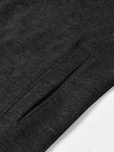 ชุดวอร์มซิปถ่านขนแกะ XXL สำหรับผู้ชายไซส์ใหญ่ระบายอากาศได้และมีลายพิมพ์สำหรับคนท้อง - Product Image 3