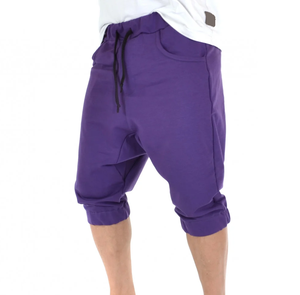 Pantalones Cortos Deportivos Personalizados para Hombre, Estilo Drop Crotch, Transpirables, de Alta Calidad, Estilo Urbano, Lisos, Antiarrugas, hasta la Rodilla, con Cierre de Cordón - Product Image 5