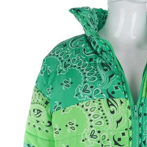 Veste matelassée à col montant unisexe personnalisée 2022 avec bandana, imperméable, coupe-vent, écologique, en nylon, pour l'hiver - Product Image 5