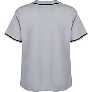 Jersey de béisbol en blanco transpirable para hombres, camisas informales con botones, Camiseta deportiva de equipo activo de manga corta - Product Image 3