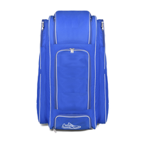 Sac de sport personnalisé et élégant pour équipements de sérigraphie avec poche latérale et batte de cricket d'entraînement en bois