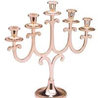 Top vente juif décoratif métal Antique Menorah fait à la main juif Menorah bougeoirs Religions candélabres
