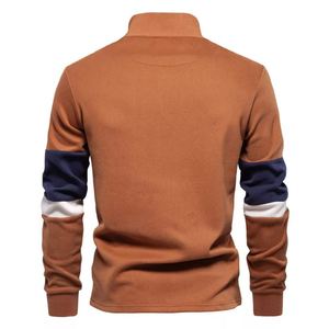 สเวตเชิ้ตคอปกตั้งลำลองสำหรับผู้ชายเสื้อสเวตเชิ้ตมีฮู้ดแบบพรีเมี่ยม, เสื้อกันหนาวมีฮู้ดเป็นมิตรกับสิ่งแวดล้อมสำหรับผู้ชายขายส่ง - Product Image 2