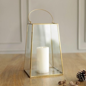 KSN gran tamaño decorativo vidrio linterna MESA CENTRO DE MESA portavelas para decoración del hogar - Product Image 2