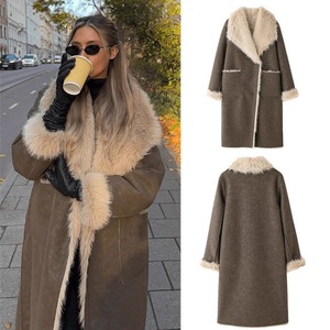 New Women's Winter Elegant Thick Canvas Reversible Waterproof Breathable Short Casual Lapel Double Sided Warm Padded Quilted - Product Image 6