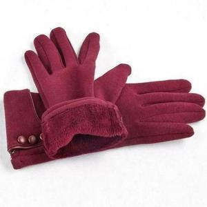 Chine Vente en gros de gants et mitaines en acrylique Gants de travail de jardin en pointillés Sécurité en tricot à pois en latex à écran tactile pour un usage quotidien en plein air - Product Image 2