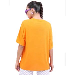 Nueva camiseta de diseño estampado de corte holgado de gran tamaño para mujer ecológica de nueva moda ropa diaria de verano de alta calidad - Product Image 5