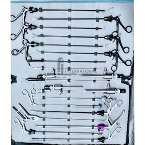 Vente chaude : Ensemble de chirurgie laparoscopique manuelle de qualité supérieure, 28 pièces, pinces à griffes en acier, instruments chirurgicaux, certifié CE, classe I, 1 an - Product Image 3