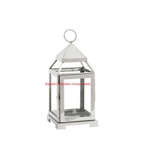 โคมไฟเทียนสไตล์โลหะสีดำสวยงามพร้อมดีไซน์สำหรับกิจกรรมตกแต่งโต๊ะเหล็กและโคมไฟแขวนสำหรับคริสต์มาส - Product Image 4