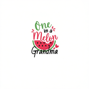 Maglietta promozionale coordinata per la famiglia One in a Melon per la prima festa di compleanno della nonna - Product Image 3