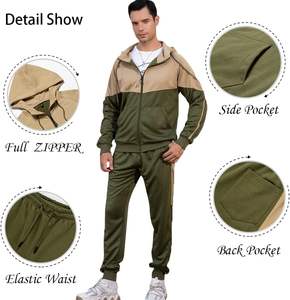 เสื้อกันหนาวมีฮู้ดสีพื้นมีเชือกผูกสำหรับฤดูหนาวระบายอากาศน้ำหนักเบา - Product Image 5