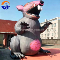 Mascotte gonflable géante de rat ou souris de dessin animé Chenghuang Oxford 2026 avec souffleur, à vendre