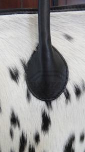 Customizable Genuine Cowhide Leather Large <b>Tote</b> Handbag for Women <b>Zipper</b> Canvas <b>Waterproof</b> Portable Custom Autumn Winter - Product Image 6