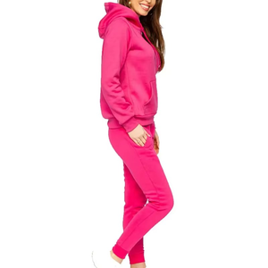 Nouveau survêtement en coton imprimé élégant pour l'hiver, couleur personnalisée, vêtements de sport en gros, vêtements de sport pour femmes - Product Image 2