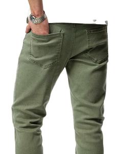 กางเกงยีนส์ผู้ชายทรงลำลองแบบใหม่ พรีเมียม ผ้าแคนวาส ใส่สบาย เหมาะสำหรับงานปาร์ตี้ กิจกรรมกลางแจ้ง ทรงตรง - Product Image 5