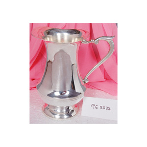 Nuevo precio de exportación Jarras de Bar Último diseño Estilo elegante Jarra para servir agua Chapado en plata Personalizado a granel - Product Image 1