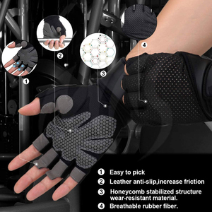 Guantes de gimnasio de neopreno cómodos Unisex 2023, el mejor entrenamiento personalizado para culturismo, precio de fábrica, accesorio de Fitness - Product Image 2