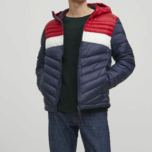 Veste matelassée d'hiver pour homme de style vintage personnalisée Logo avant à capuche Coupe-vent Respirante Tissu tissé écologique Fabriqué au Pakistan - Product Image 3