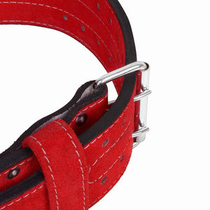 Couleur cuir pur ceinture d'haltérophilie soutien du dos entraînement de Fitness entraînement de gymnastique ceinture de musculation cuir de vachette - Product Image 2