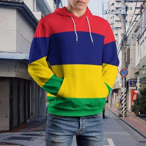เสื้อฮู้ดสวมหัวแบบลำลองสำหรับผู้ชายแขนยาวหลากสีผ้าโพลีเอสเตอร์ผ้าสแปนเด็กซ์ถักไซส์ใหญ่พิเศษสำหรับเล่นกีฬาฤดูหนาวมีสไตล์ - Product Image 4