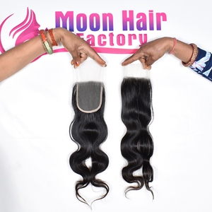 Nouvelle Extension de trame de cheveux soyeux indiens vierges de la meilleure qualité Vague de corps dessinée unique avec des Styles de vague profonde de vague d'eau brillante à vendre - Product Image 3