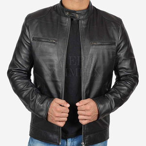 Chaqueta de cuero resistente al viento con cuello levantado de alta calidad para hombre, ropa de invierno duradera, gran oferta, estilo callejero - Product Image 4