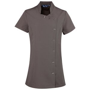 Gommages pour femmes extensibles dans les quatre sens Uniforme de clinique doux évacuant l'humidité Option de taille supérieure Logo personnalisé Tuniques élégantes Ensembles de gommage Tops - Product Image 2
