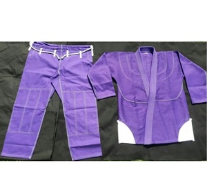Kimono de Jiu-Jitsu OEM violet pour unisexe - Style brésilien (BJJ) Tissage perlé EVI 780 à vendre - Product Image 1