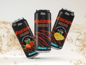 Bebida Energética de Marca Privada, Fabricante OEM, Precio Económico, Logotipo Personalizado, Fórmula de Bebida Energética Personalizada - Product Image 1