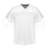Venta al por mayor de encargo de malla sublimada Rugby fútbol Jersey DTF impreso fútbol americano desgaste cuadrado práctica Jersey con logotipo
