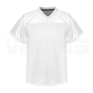 Venta al por mayor de encargo de malla sublimada Rugby fútbol Jersey DTF impreso fútbol americano desgaste cuadrado práctica Jersey con logotipo - Product Image 4