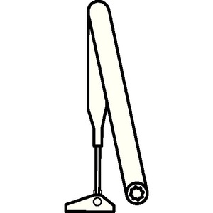 DORMAKABA White 9016 Standard Linkage for TS 71 TS 72 TS 73V and TS 83 <b>Storage</b> <b>Lockers</b> - Product Image 3