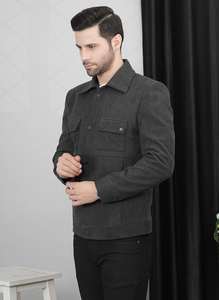 Blazer de Viscosa para Hombre, Color Gris Oscuro, Estilo Versátil para Cenas, Eventos Corporativos y Reuniones Sociales a Buen Precio - Product Image 3