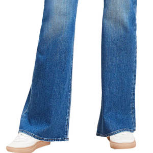 Pantalones acampanados medios informales para mujer Material transpirable de la mejor calidad Servicio OEM Venta directa de fábrica Bajo MOQ Artículo de Invierno Caliente Barato - Product Image 6