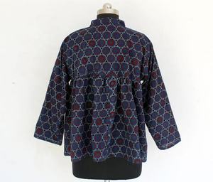 Vestido Banjara Vintage Bordado a Mano, Vestido Indio con Estampado de Bloques - Product Image 5