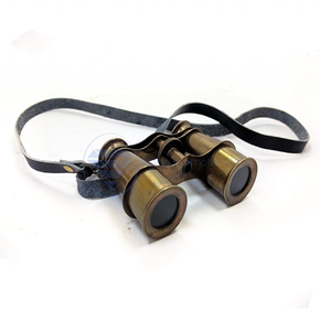 Elegantes prismáticos de ópera vintage con un acabado clásico de latón, perfectos para exhibición histórica o coleccionistas a precios al por mayor. - Product Image 4