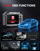 Escáner OBD2 GOOLOO DS600 para Cuidado del Automóvil, Herramienta de Diagnóstico de 9 Funciones y 4 Sistemas para Autos, Camiones y Motocicletas de 12V