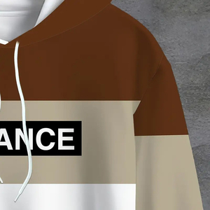 Ensemble de sweat-shirt à capuche respirant pour homme, tenue en deux pièces tricotée, fournisseur OEM, survêtement personnalisé, vêtements de sport pour jogging - Product Image 5