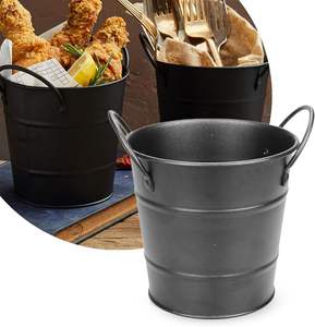 Vintage New Arrival Iron <b>Ice</b> <b>Bucket</b> Custom Size Black Finished Wine Beer Whiskey <b>Drinks</b> Beverage <b>Bucket</b> Wine Cooler Celebrations - Product Image 5