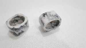 แหวนผ้าเช็ดปากทำจากเรซินหรูหราทันสมัยสง่างามสำหรับประดับโต๊ะสำหรับงานแต่งงานและเทศกาลคริสต์มาส - Product Image 4