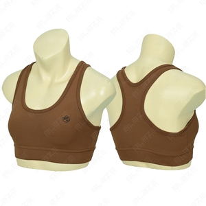 OEM บราผู้หญิงแบบครอปไหล่ข้างเดียวน้ำหนักเบา, เสื้อชั้นในโชว์หลังขนาดกลางรองรับการออกกำลังกายแบบไร้รอยต่อ - Product Image 1