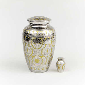 El juego de urnas sólidas de Venta caliente está compuesto por una urna para adultos de tamaño completo de Loving Family, una cada token a juego, urnas funerarias, token para adultos - Product Image 3