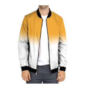 Blouson bombardier vierge en nylon imprimé sur mesure - Product Image 5