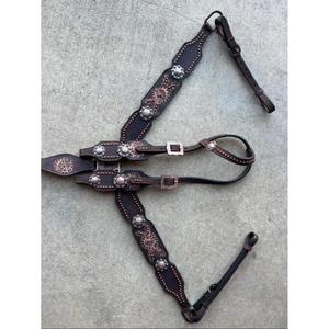 Juego de tachuelas negras de cuero occidental de lujo para máxima comodidad de caballo, perfecto para uso diario para exportación mundial - Product Image 2